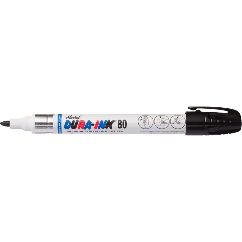 Dura-Ink® 80 Permanent Marker, Medium, Black 1