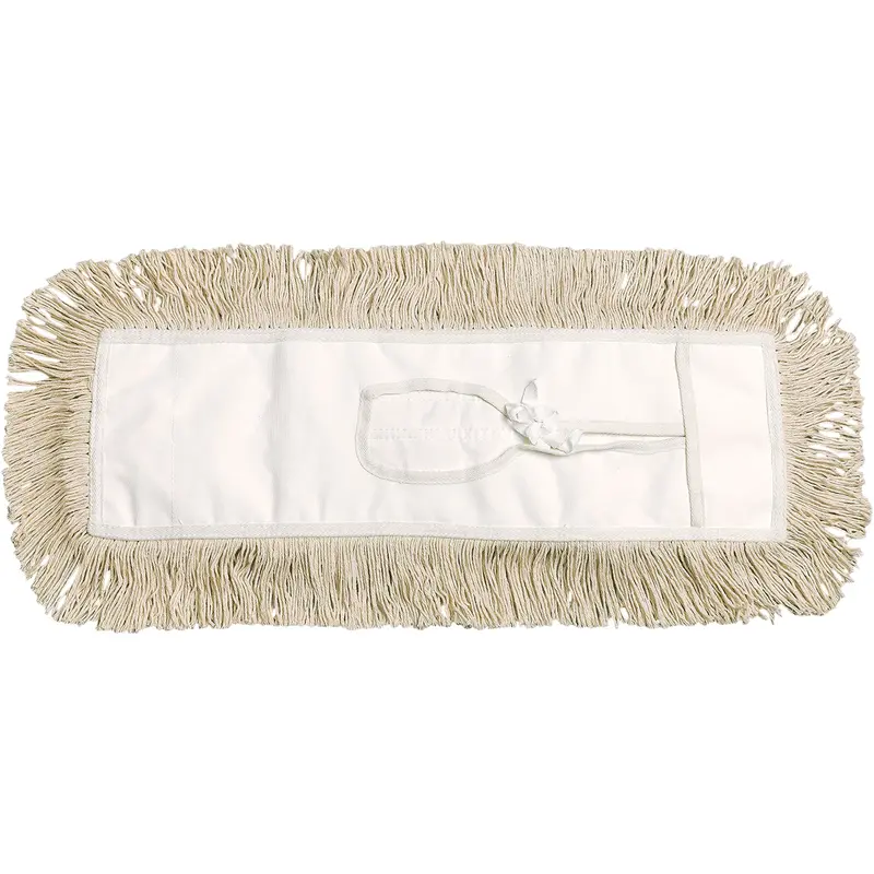 Dust Mop, Tie-On Style, Cotton, 36" L X 3-1/2" W 1