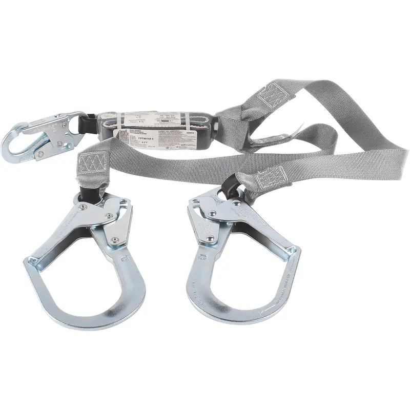 Dynamic™ Dyna-One Energy Absorber Lanyard, 2 Legs, 6', Csa Class B, Polyester 1