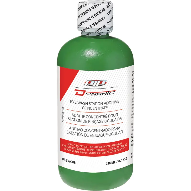 Dynamic™ Eyewash Additive Concentrate, Full Bottle, 8 Oz. 1
