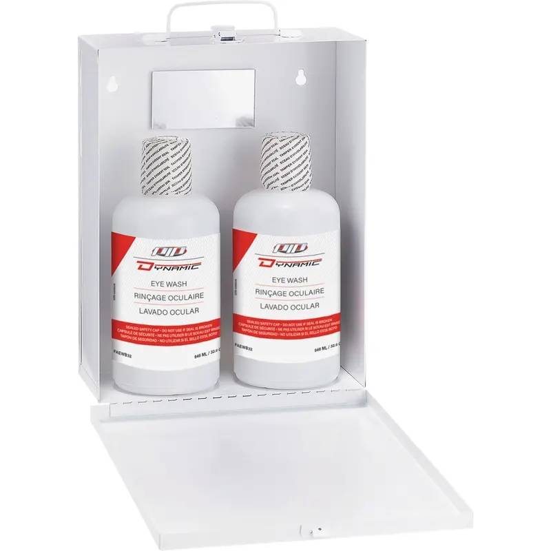 Dynamic™ Eyewash Station With Isotonic Solution, Double 1