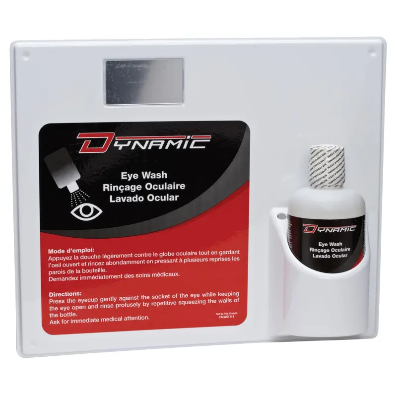 Dynamic™ Eyewash Station With Isotonic Solution, Single 1