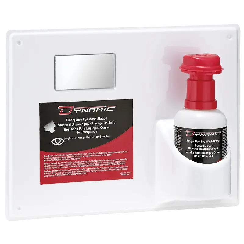 Dynamic™ Eyewash Station With Isotonic Solution, Single 1