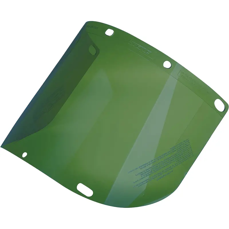 Dynamic™ Formed Faceshield, Polycarbonate, Green Tint 1