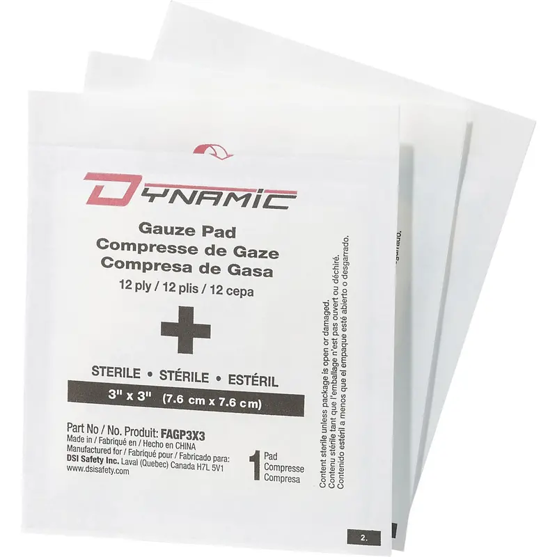Dynamic™ Gauze, Pad, 3" L X 3" W, Sterile, Medical Device Class 1 1