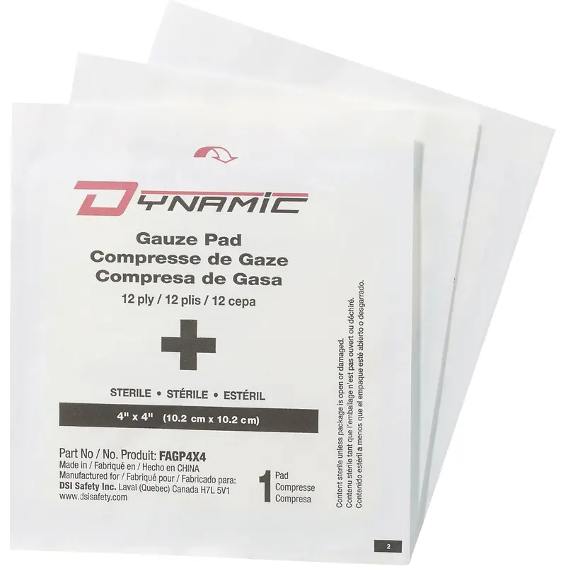 Dynamic™ Gauze, Pad, 4" L X 4" W, Sterile, Medical Device Class 1 1
