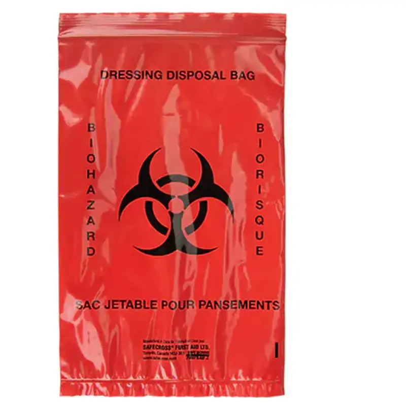 Dynamic™ Hazardous Waste Bags, Bio-Hazard, 9" L X 6" W, 2.0 Mils 1