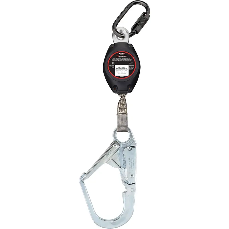 Dynamic™ Large Snap Hook Self-Retracting Lifeline, 7', Polyester, Swivel 1