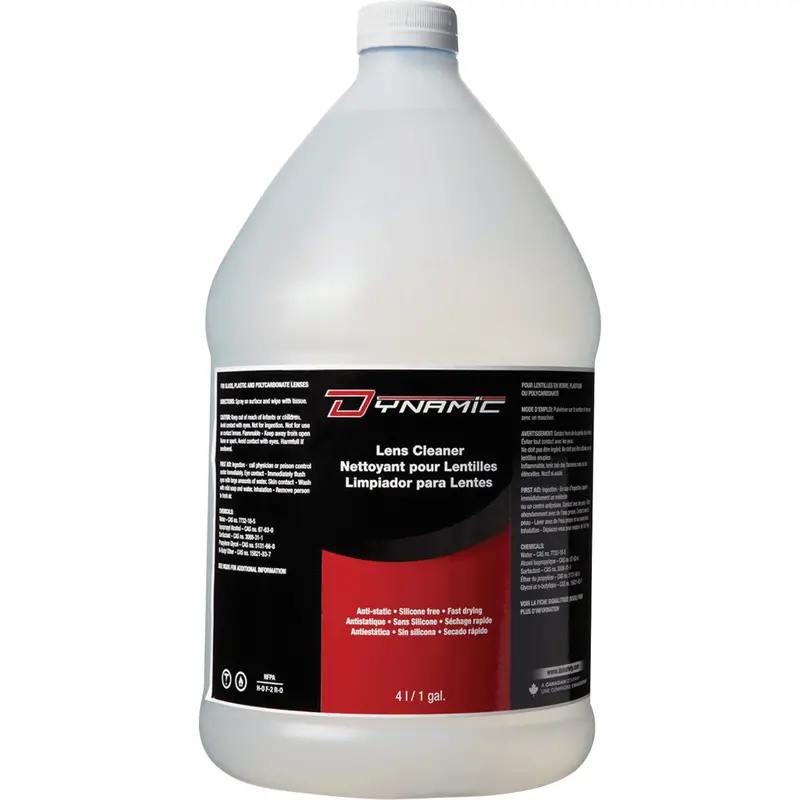 Dynamic™ Lens Cleaning And Anti Fog Solution, 4 L 1