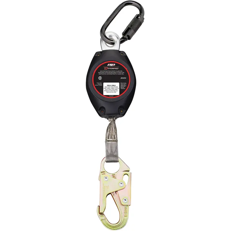 Dynamic™ Small Snap Hook Self-Retracting Lifeline, 11', Polyester, Swivel 1