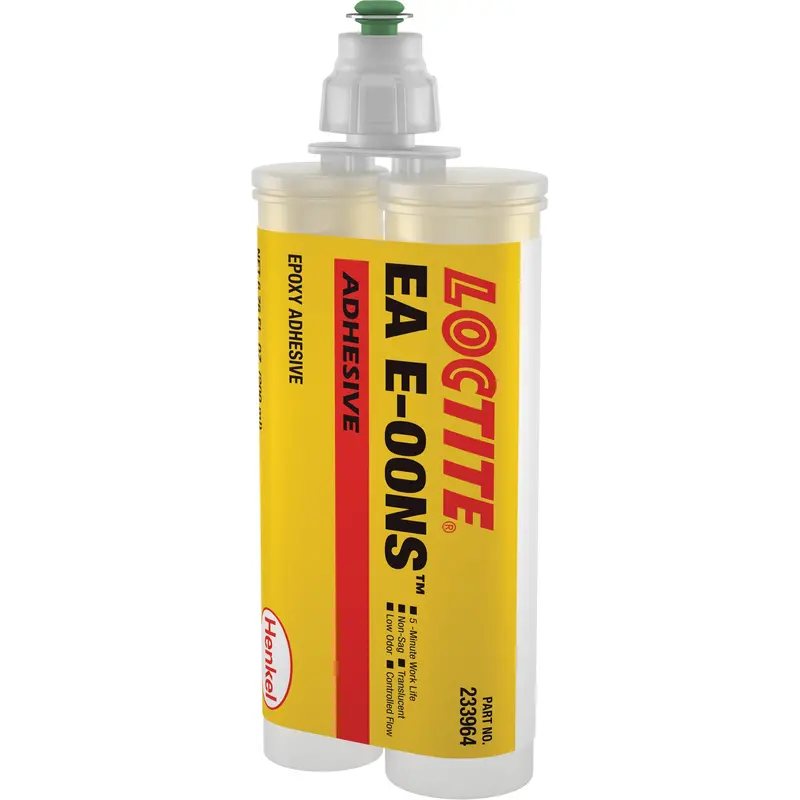 E-00Ns™ Hysol® Epoxy Adhesive, 200 Ml, Dual Cartridge, Two-Part, Translucent 1