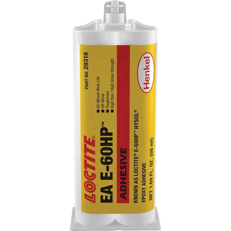 E-60Hp™ Hysol® Epoxy Adhesive, 50 Ml, Dual Cartridge, Two-Part, Off-White 1