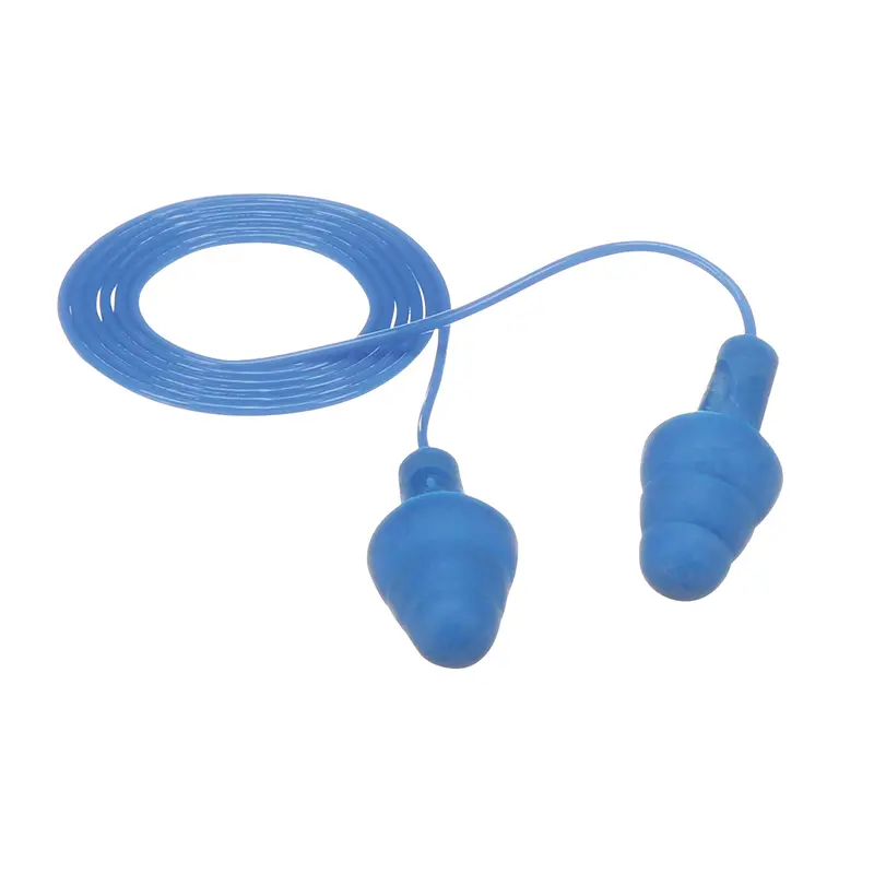 E-A-R™ Ultrafit™ Metal-Detectable Earplugs, Corded, Regular, Bulk - Polybag, 25 Nrr Db 1