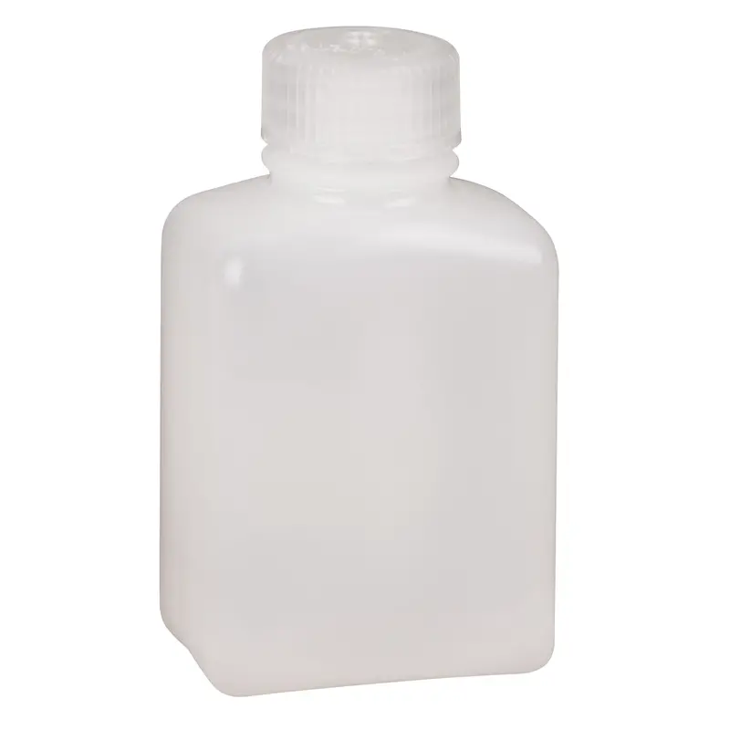 Easy-Grip Space-Saver Bottles, Rectangular, 4 Oz., Plastic 1