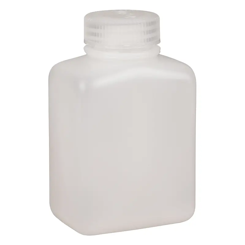 Easy-Grip Space-Saver Bottles, Rectangular, 8 Oz., Plastic 1