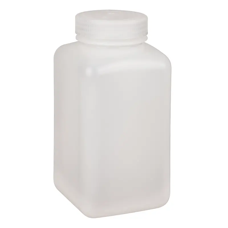 Easy-Grip Space-Saver Bottles, Square, 32 Oz., Plastic 1