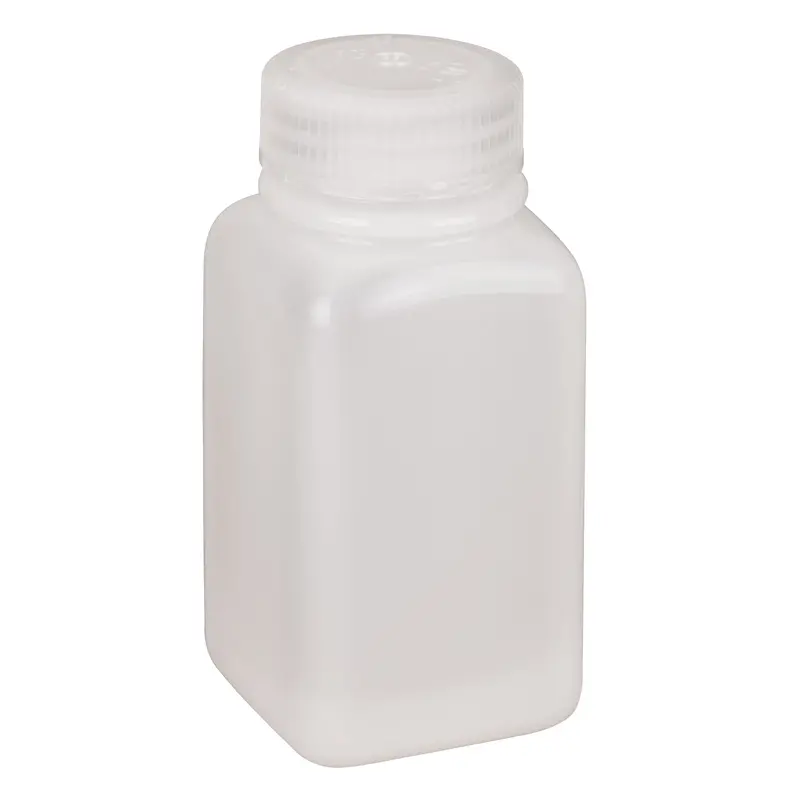 Easy-Grip Space-Saver Bottles, Square, 6 Oz., Plastic 1