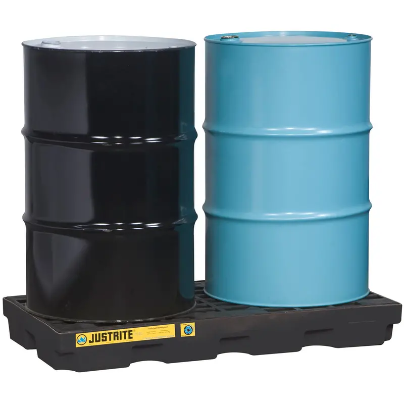 Ecopolyblend™ Accumulation Centers, 24 Us Gal. Spill Capacity, 49" X 25" X 5.5" 1