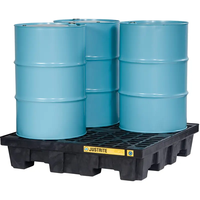 Ecopolyblend™ Spill Control Pallets - Without Drain, 73 Us Gal. Spill Capacity, 49" X 49" X 10.3" 1