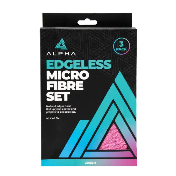 Edgeless Microfibre Set 40 X 40Cm 280Gsm [3Pk] 1