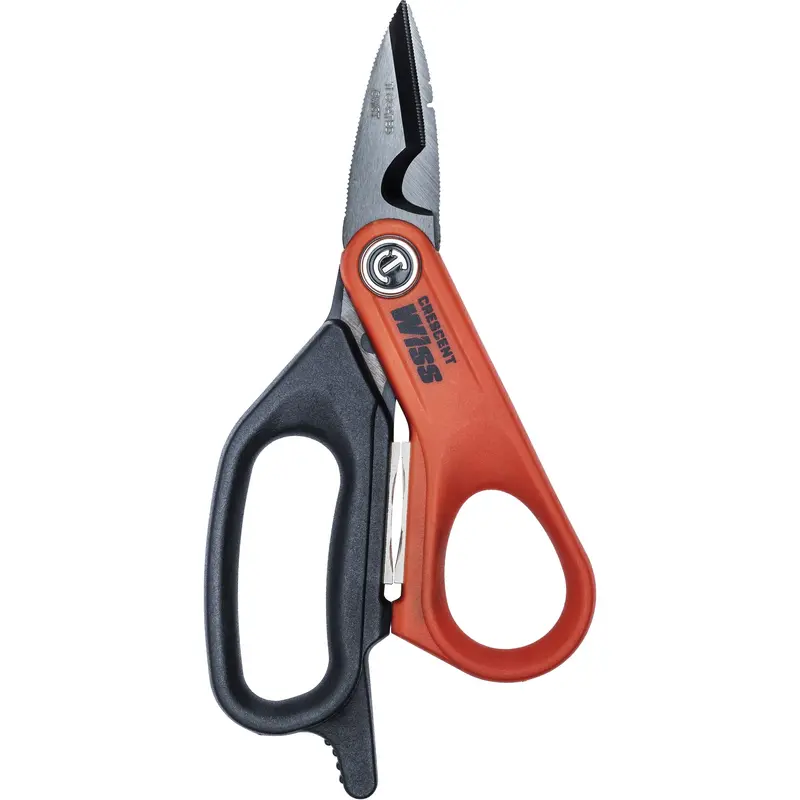 Electrician's Data Shears, 6", Rings Handle 1