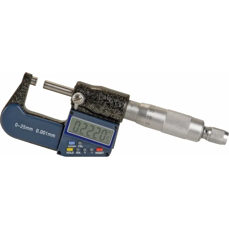 Electronic Digital Micrometer, 0 - 1" (0 - 25 Mm) Range, 0.00005" (0.00127 Mm) Resolution 1