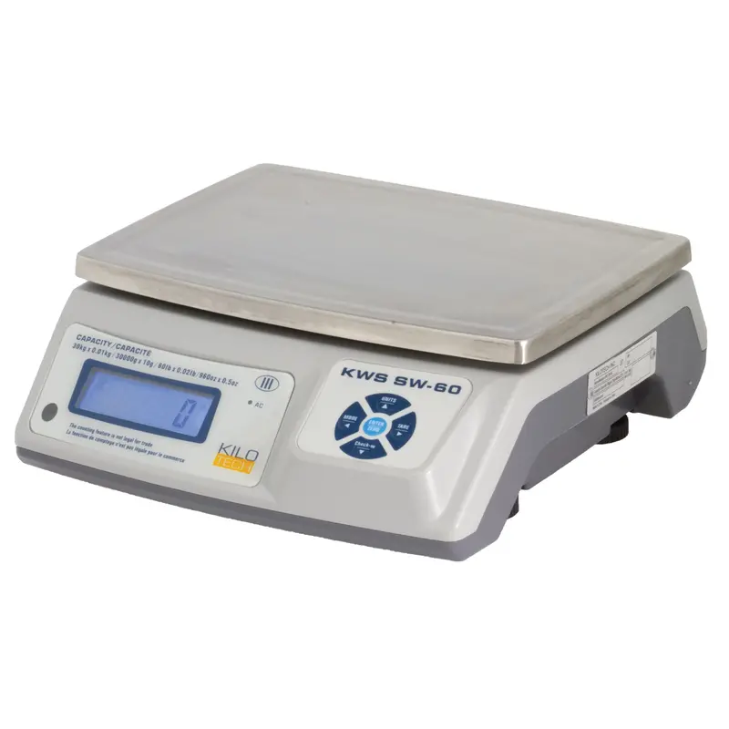 Electronic Digital Weighing Scales, 6 Lbs. / 3 Kg Cap., 0.001 Kg/1 G/0.002 Lbs./0.05 Oz. Graduations 1