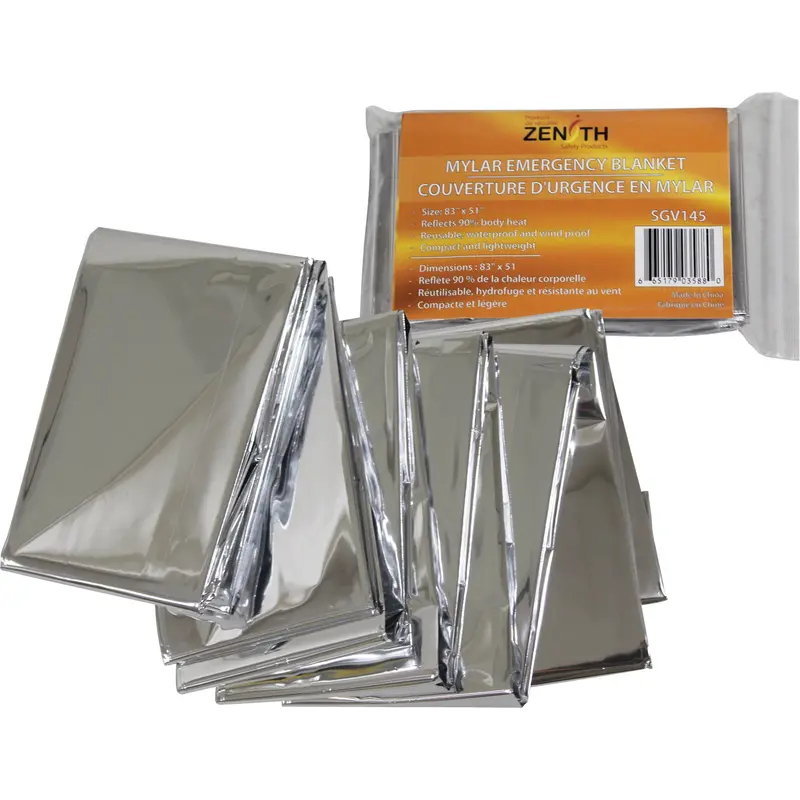 Emergency Blanket, Aluminized Polyester 1
