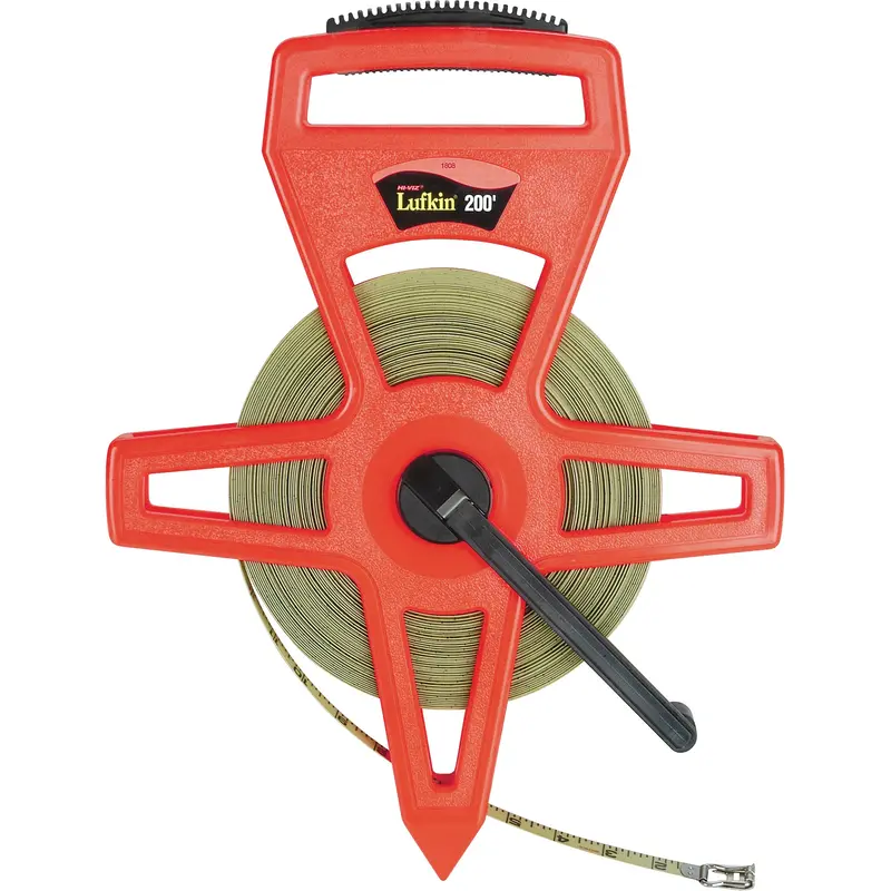 Engineers Measuring Tape, 1/2" X 200', In/Ft. Graduations 1