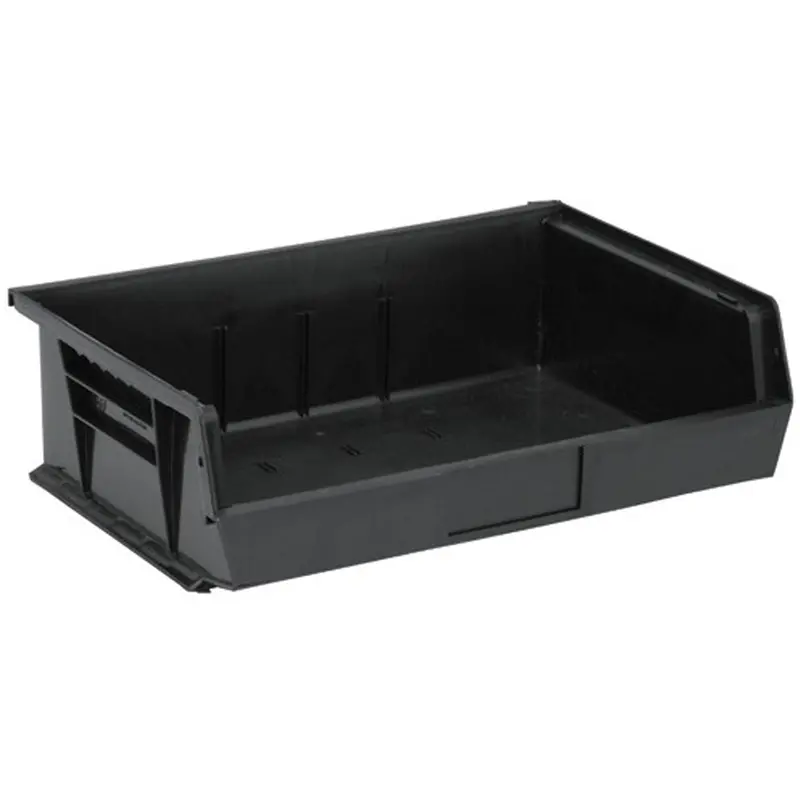 Environmentally Friendly Recycled Bin, 16-1/2" W X 5" H X 10-7/8" D, Black 1