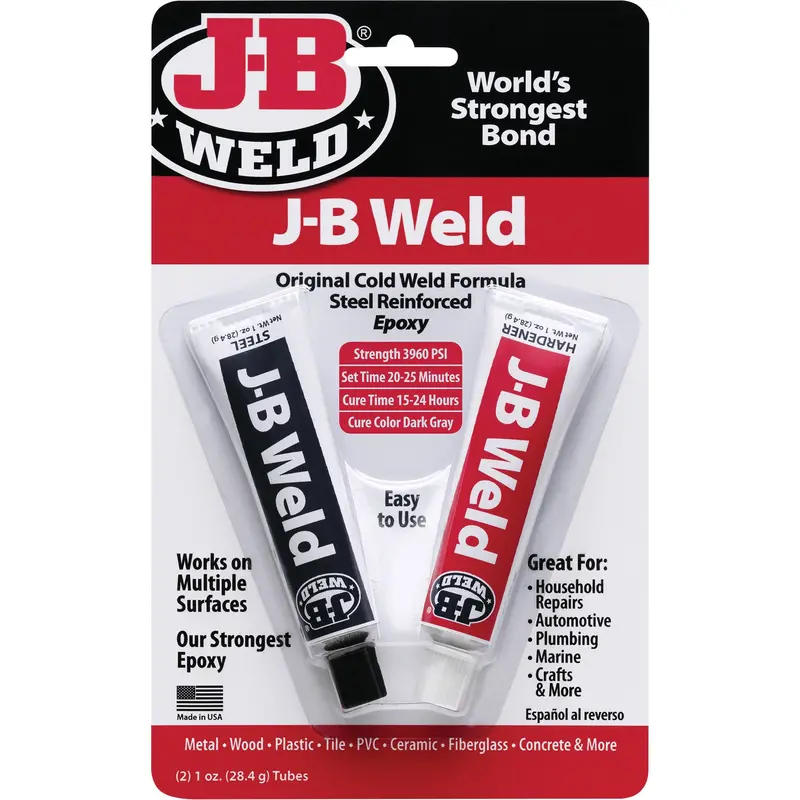 Epoxy, Two-Part, Tube, 2 Oz., Grey 1