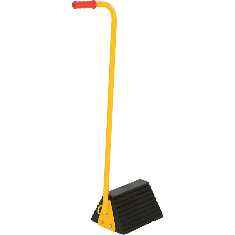 Ergo Handle Wheel Chock, 9-1/4" X 8" X 6", Black 1