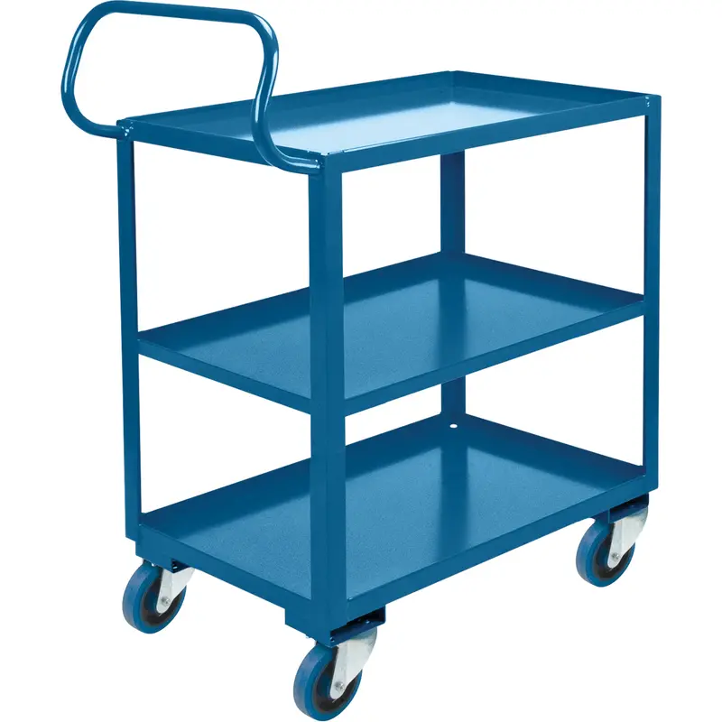 Ergonomic Shelf Truck, 800 Lbs. Capacity, Steel, 26" W X 37" H X 38" D, Lip Up 1