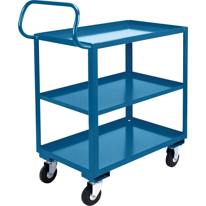 Ergonomic Shelf Truck, 800 Lbs. Capacity, Steel, 26" W X 37" H X 38" D, Lip Up 1