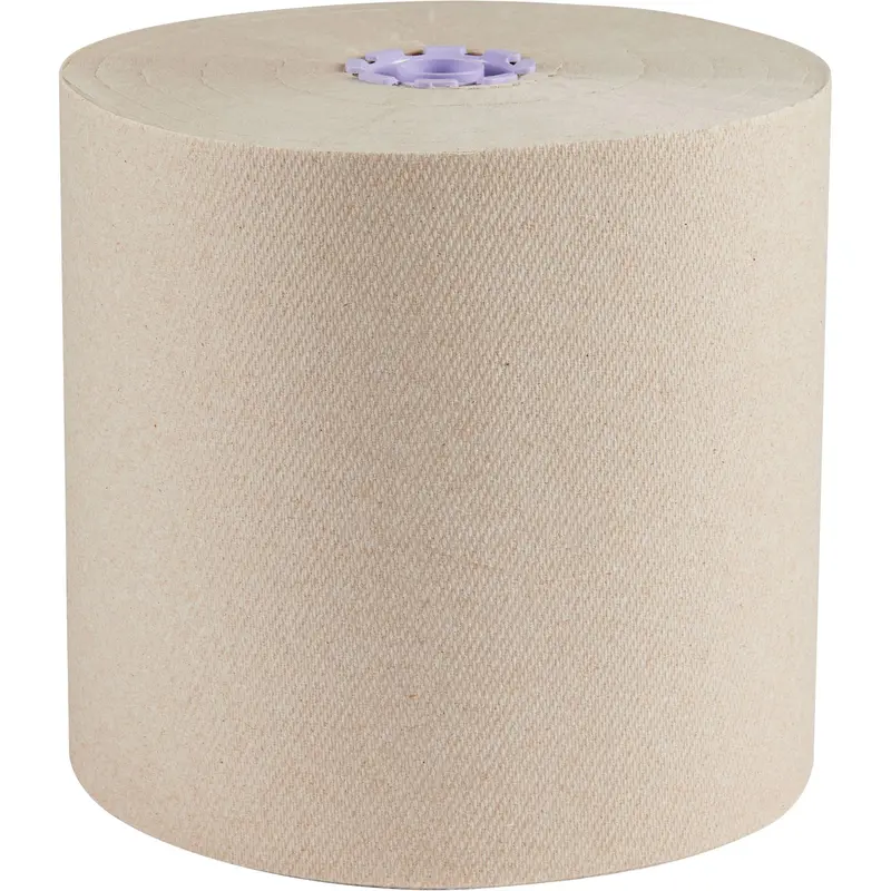 Essential 100% Recycled Brown Hard Roll Towels, 1 Ply, Standard, 700' L 1