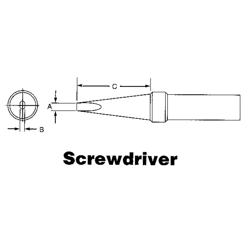 Et Series Tips For Tef891 Soldering Pencil, Screwdriver 1