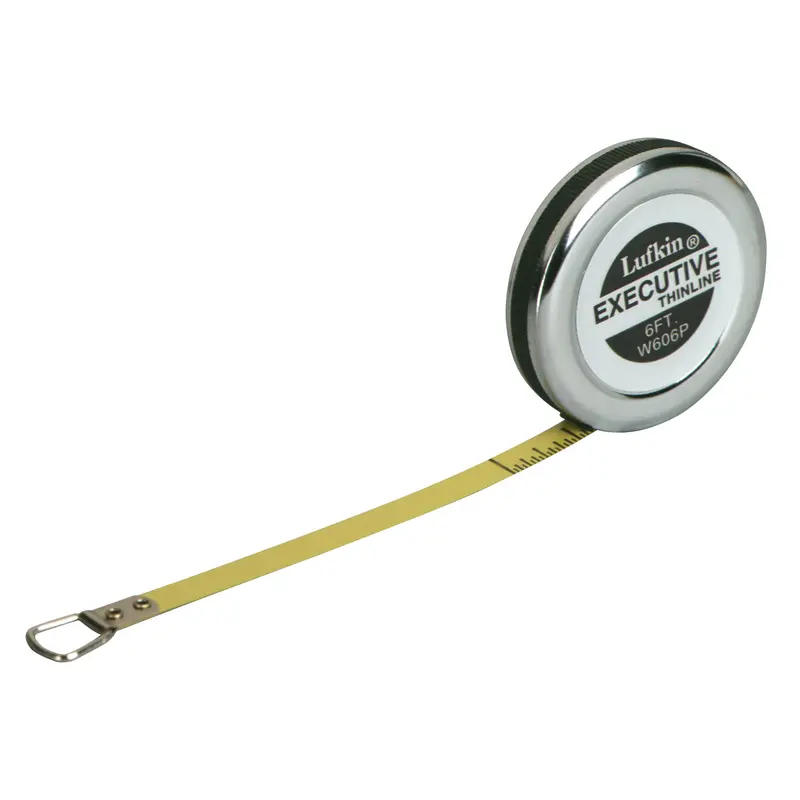 Executive® Pocket Measuring Tape, 6 Mm X 2 M, 1 Mm Graduations 1