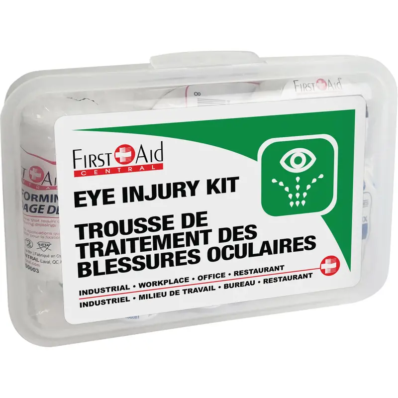 Eye Injury Kit, Plastic Box 1
