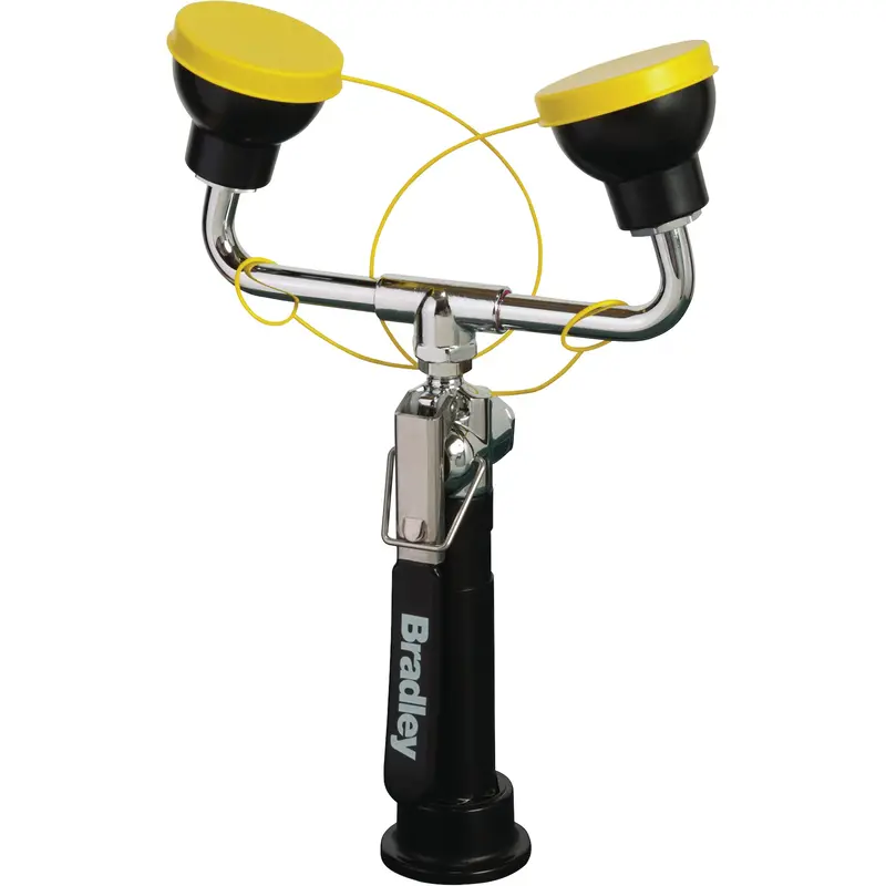 Face/Eyewash Hose Spray With Dual Sprayheads, Counter-Mount Installation 1