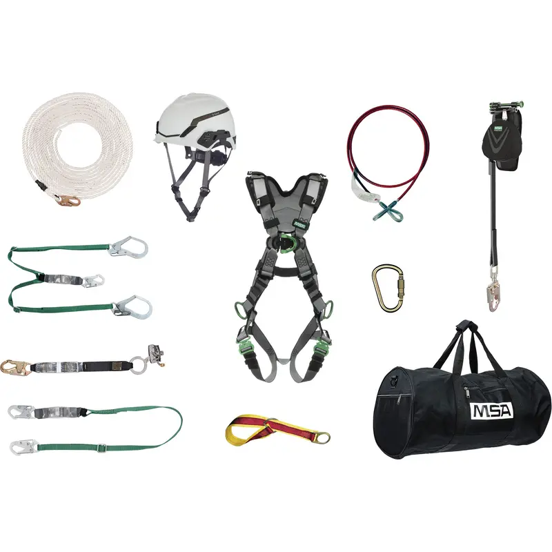 Fall Protection Kit, Harness/Lanyard Combo 1