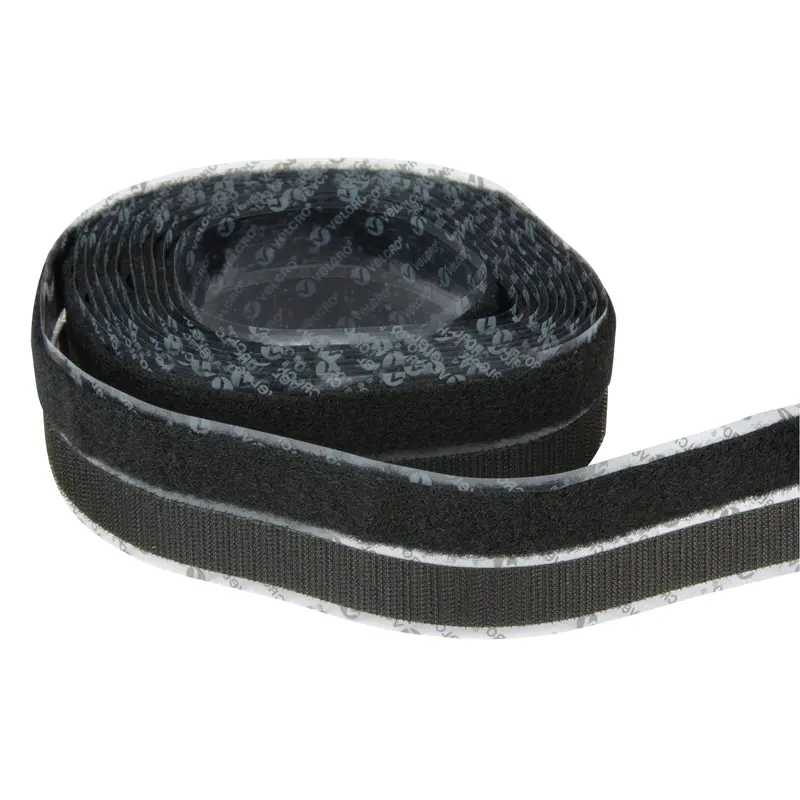 Fastener, Hook & Loop, 15' X 3/4", Adhesive, Black 1