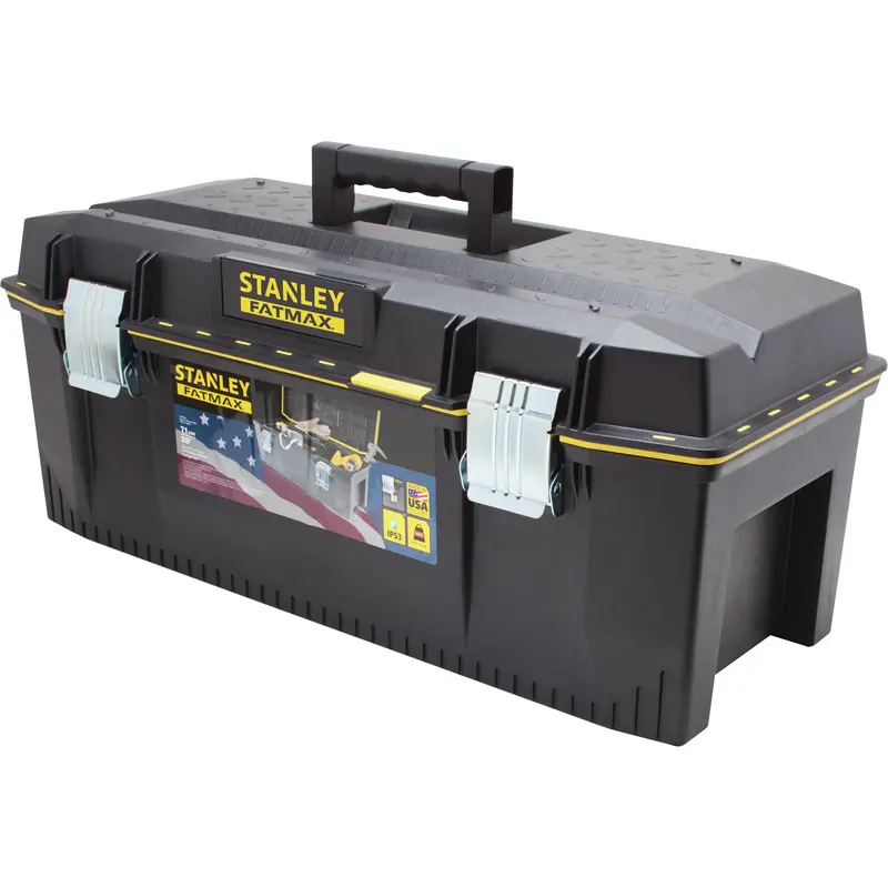 Fatmax® Structural Foam Tool Box, 28" W X 12-1/2" D X 11" H, Black/Yellow 1