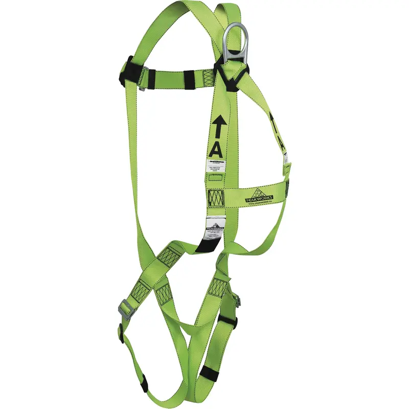 Fbh-10002A Compliance Series Safety Harness, Csa Certified, Class A, 400 Lbs. Cap. 1