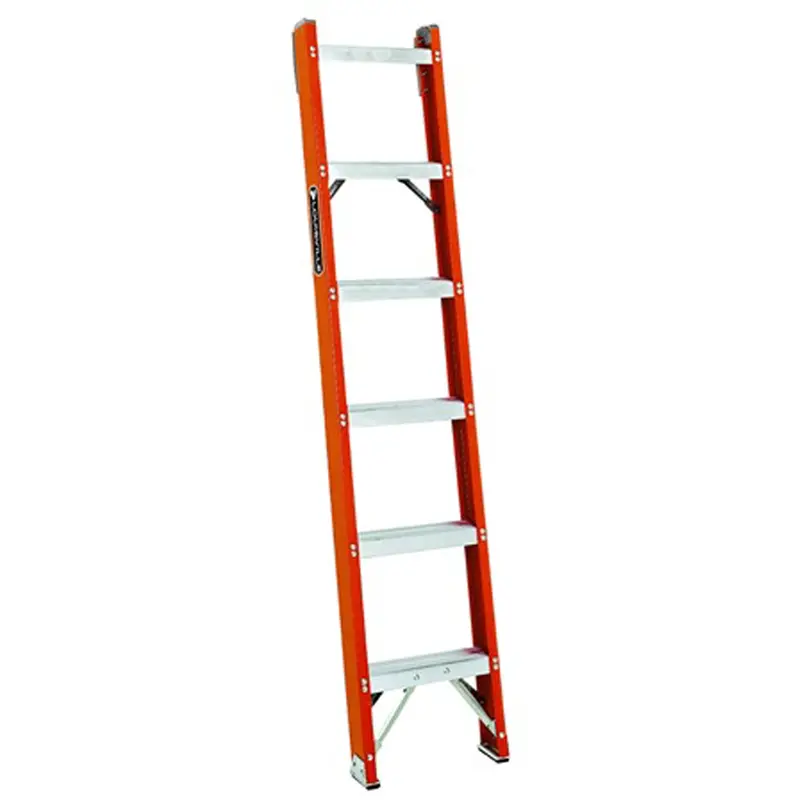 Fh1000 Series Industrial Heavy-Duty Shelf Ladders, 6', Fibreglass, 300 Lbs., Csa Grade 1A 1
