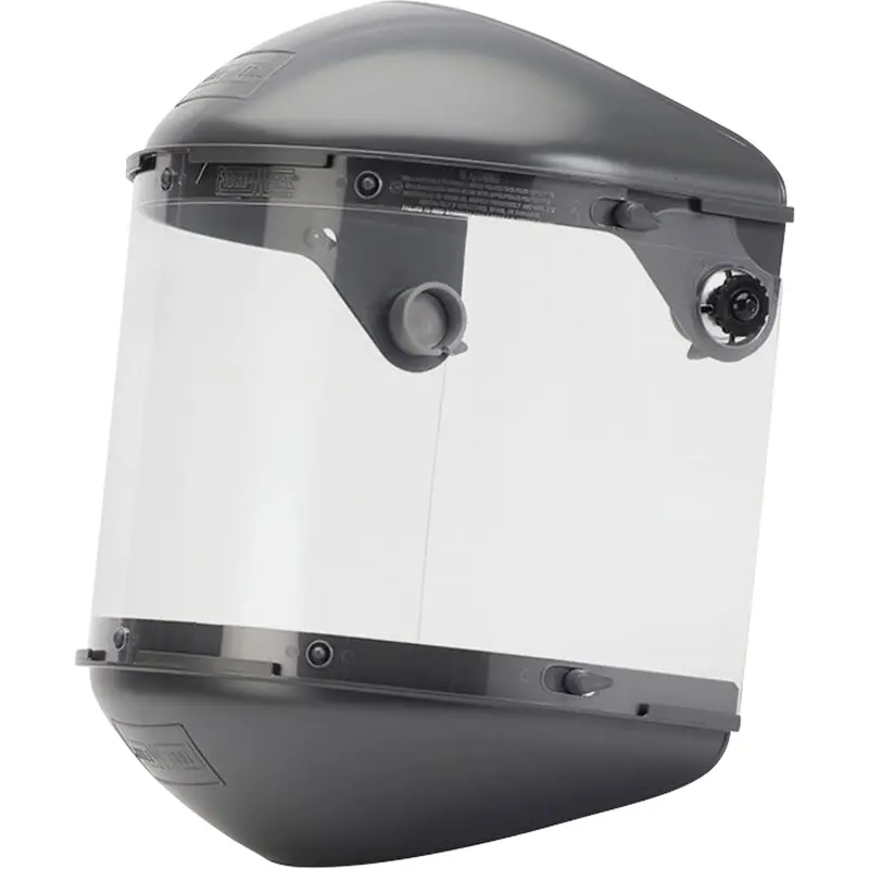 Fibre-Metal Dual 4" Crown High Performance Face Shield System, Propionate, Ratchet Suspension 1