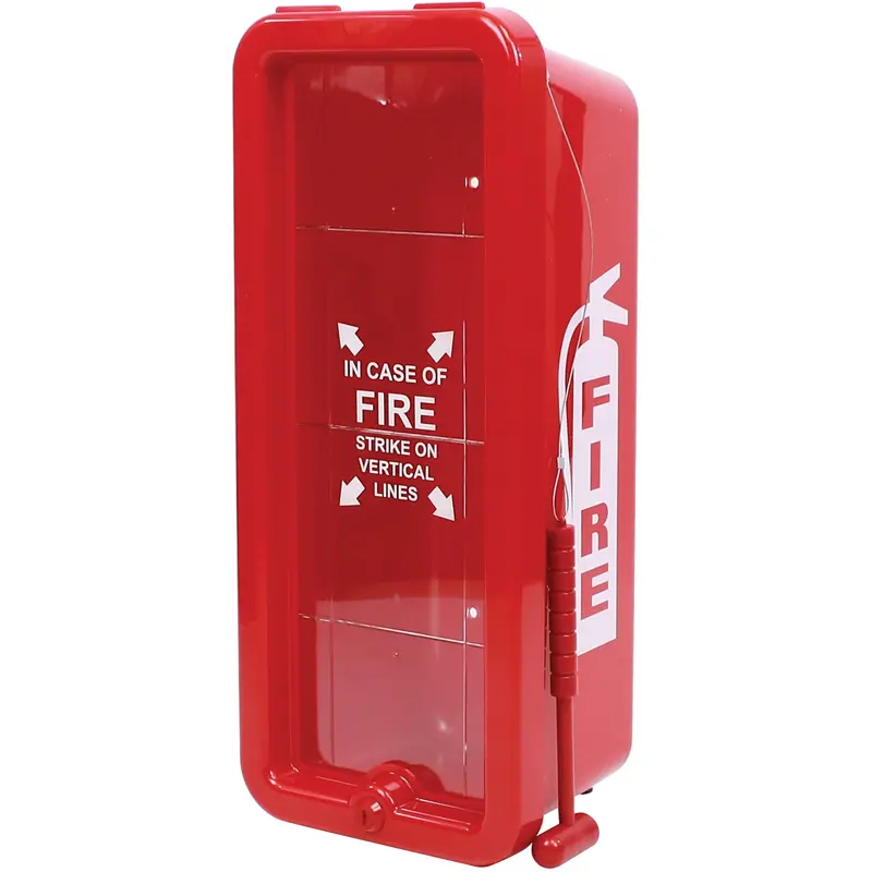 Fire Extinguisher Cabinet, 8" W X 19" H X 6.375" D 1
