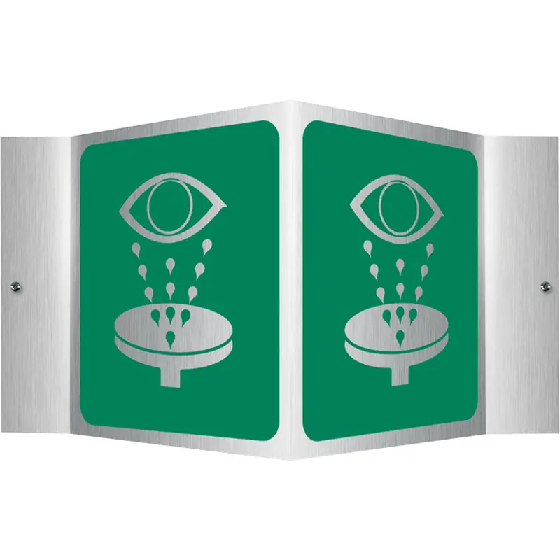 Fire Extinguisher Projection™ Sign, 6" X 5", Aluminum, Pictogram 1