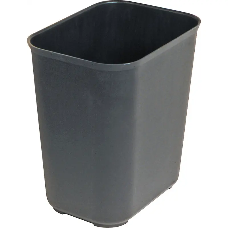 Fire Resistant Wastebasket, 14 Quarts, Fiberglass 1