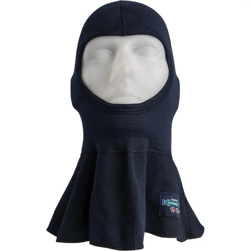 Fire Retardant Stormhood, Navy Blue, Kermel®/Lenzing™ 1