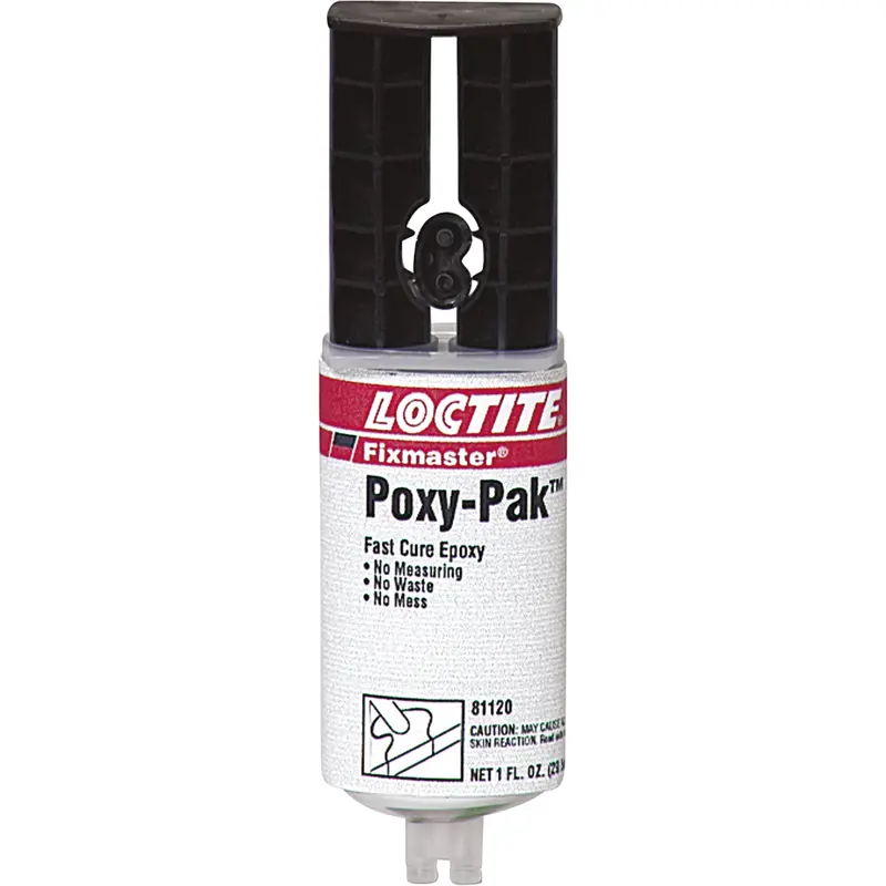 Fixmaster® Fast Cure Poxy Pak™ Adhesive, 92 G, Syringe, Two-Part, Translucent 1